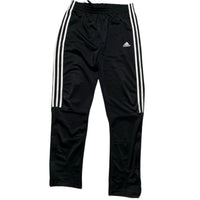 Adidas Black and White Trackpant Slim Bottoms (S)