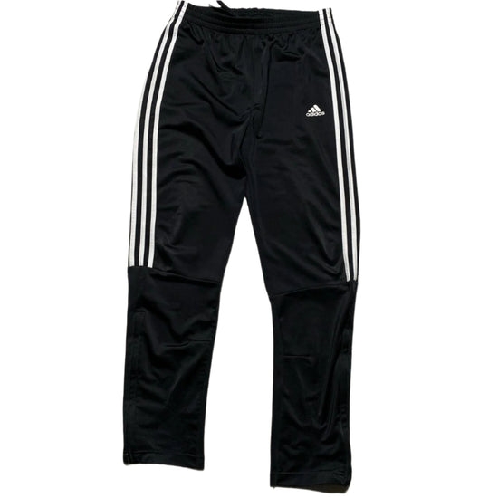 Adidas Black and White Trackpant Slim Bottoms (S)