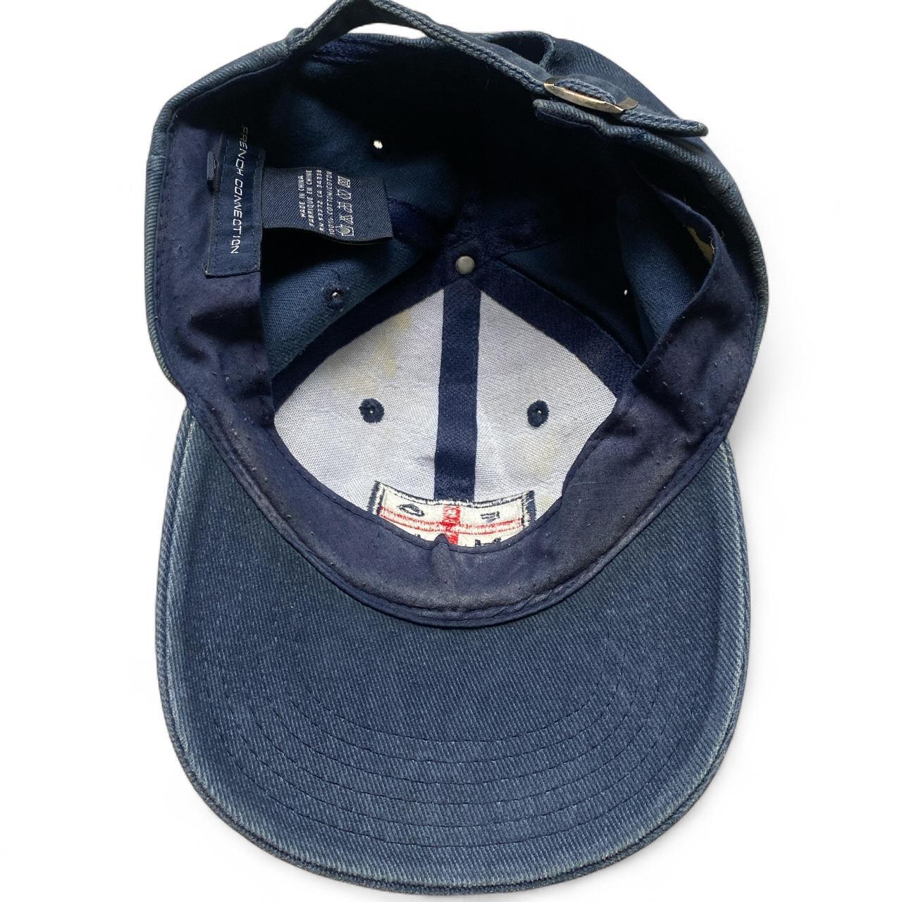 FCUK England French Connection Navy Baseball Cap