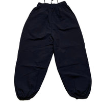 Nike Black and White Baggy Shell Trackpant Parachute Bottoms (M)