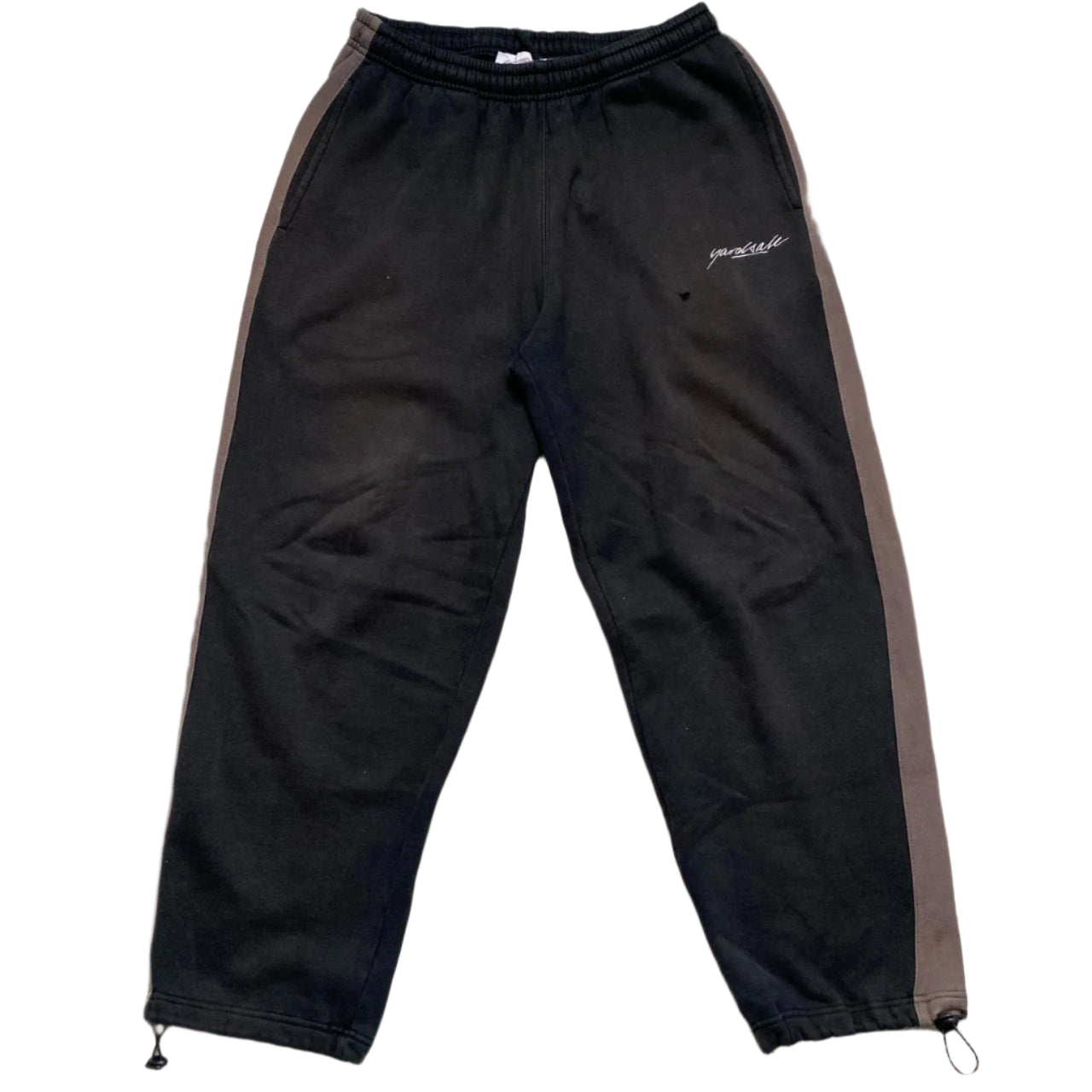 Yardsale Black and Brown Baggy Joggers (M)