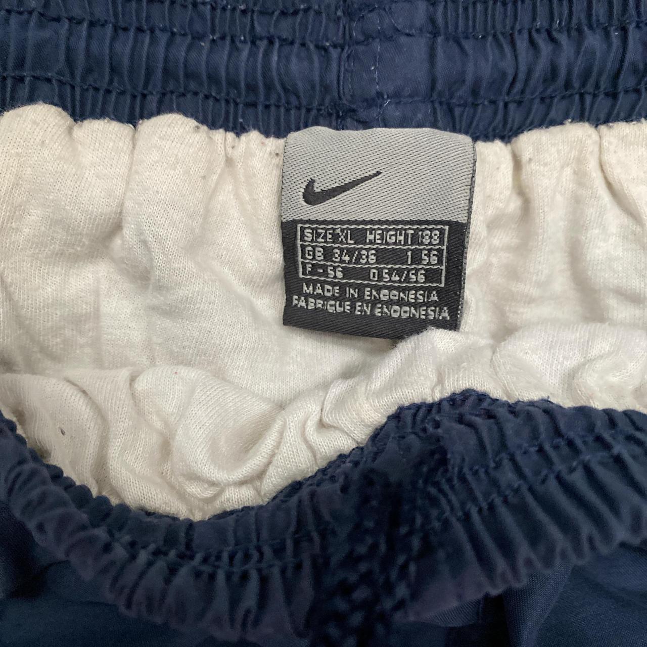 Nike Vintage Y2K Navy Trackpant Shell Bottoms (XL)