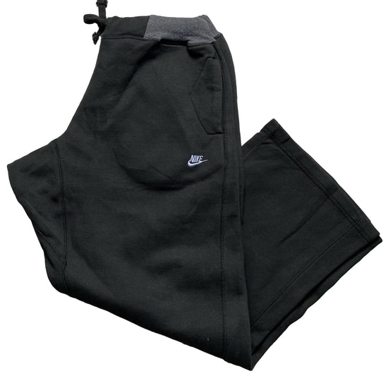 Nike Baggy Vintage Black Grey and Light Blue Joggers (L)