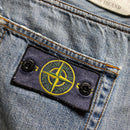 Stone Island Light Blue Stonewashed Distressed Jeans (32W)
