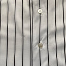 Chicago White Sox MLB Vintage Y2K Pinstripe White And Black Baseball Jersey (M)