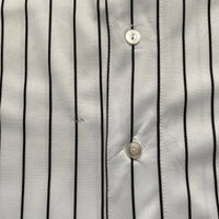 Chicago White Sox MLB Vintage Y2K Pinstripe White And Black Baseball Jersey (M)
