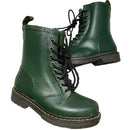 Dr Martens High Boots Bottle Green Rubber Womens (UK 4)
