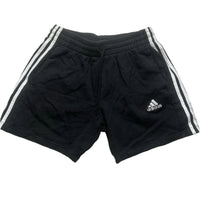 Adidas Black and White Stripe Shorts (M)
