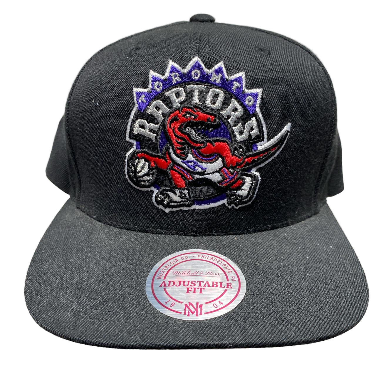 Toronto Raptors Black Snapback Mitchell and Ness Cap