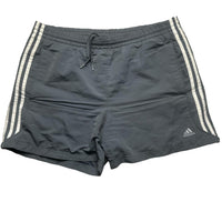 Adidas Grey and White Clima365 Performance Essentials Shell Shorts (L)