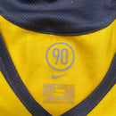 Arsenal O2 Vintage 2005 2006 Yellow and Grey Football Jersey