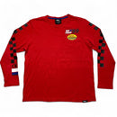 No Fear Long Sleeve Red and Black Racing Long Sleeve T Shirt (L)