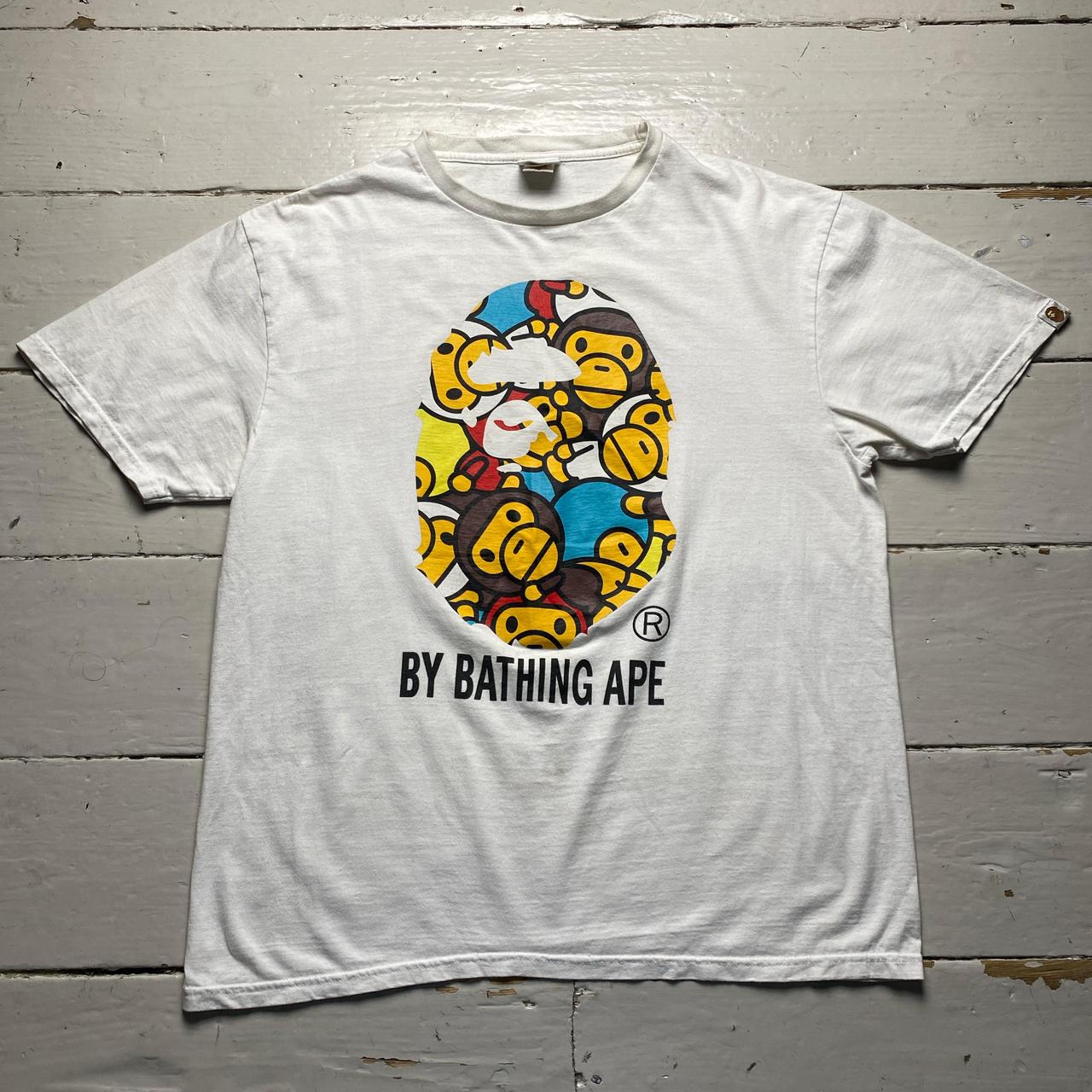 BAPE Monkey White T Shirt