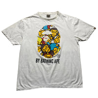 BAPE Monkey White T Shirt (L)
