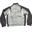Vicinity Grey and Silver Nylon Shell Full Tracksuit (L)