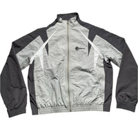 Vicinity Grey and Silver Nylon Shell Full Tracksuit (L)
