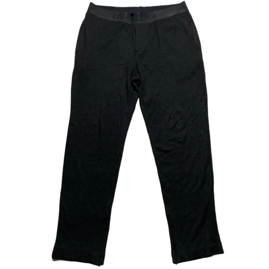 Cole Buxton Black Elasticated Waist Thermal Joggers (2XL)