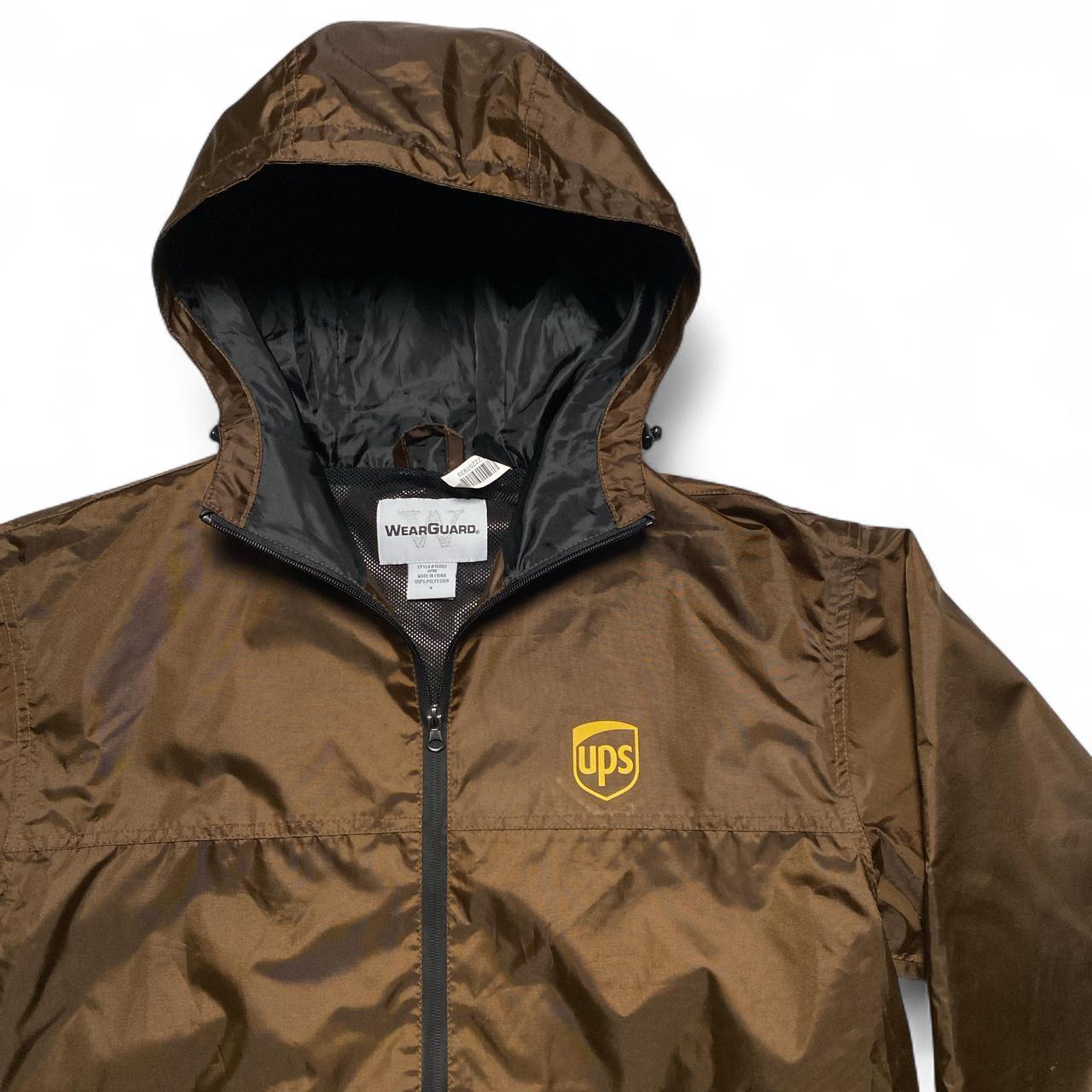 UPS Brown Windbreaker Utility Jacket