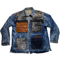 Young Blood Vintage 90’s Denim Embroidery Jacket (L)