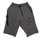 Nike Tech Fleece Grey and Navy Shorts (XS)