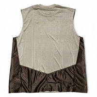 Nike Vintage y2k Brown and Cream Battlegrounds Vest (XL)