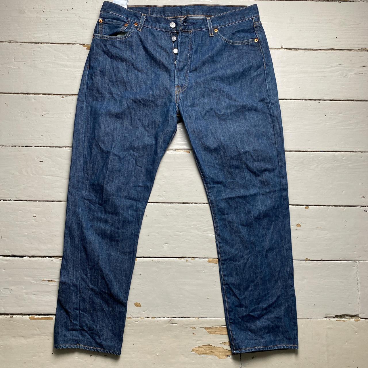 Levis 501 Baggy Navy Jeans