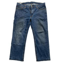 Levis 514 Baggy Navy Stonewash Jeans (36W)