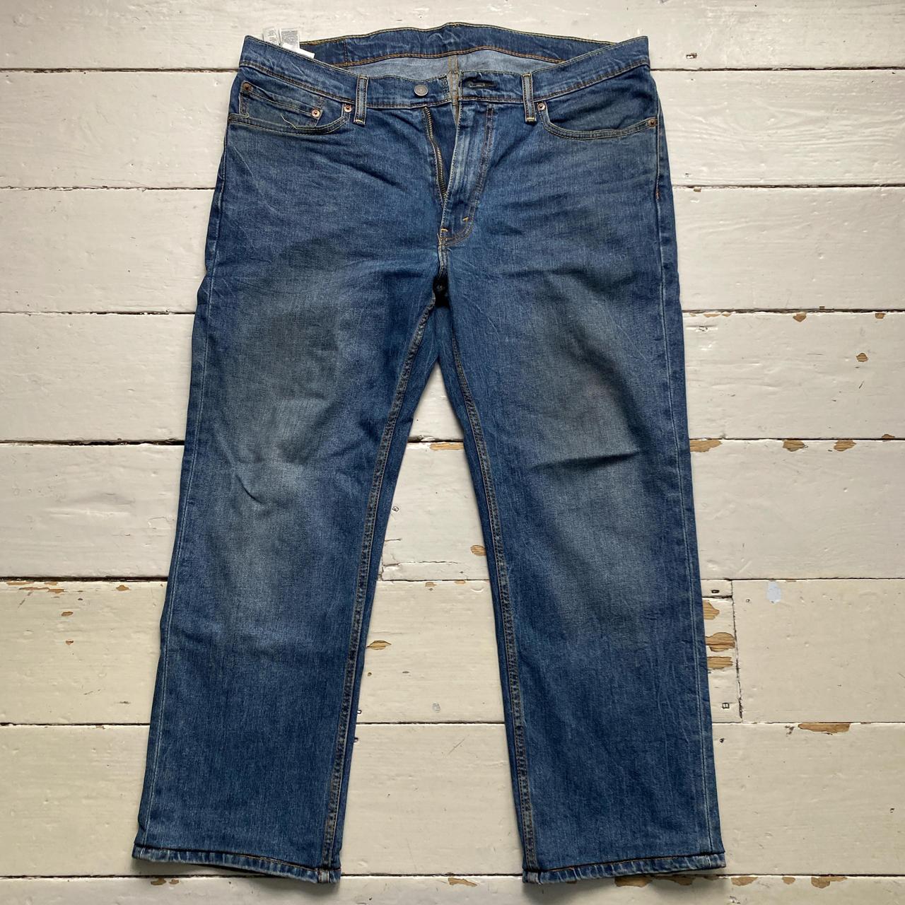 Levis 514 Baggy Navy Stonewash Jeans