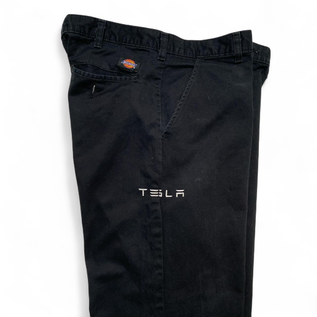 Tesla Dickies Black Cargo Trousers