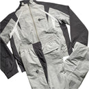 Vicinity Grey and Silver Nylon Shell Full Tracksuit (L)