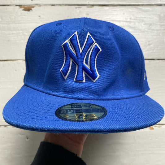 New York Yankees Blue and White Fitted