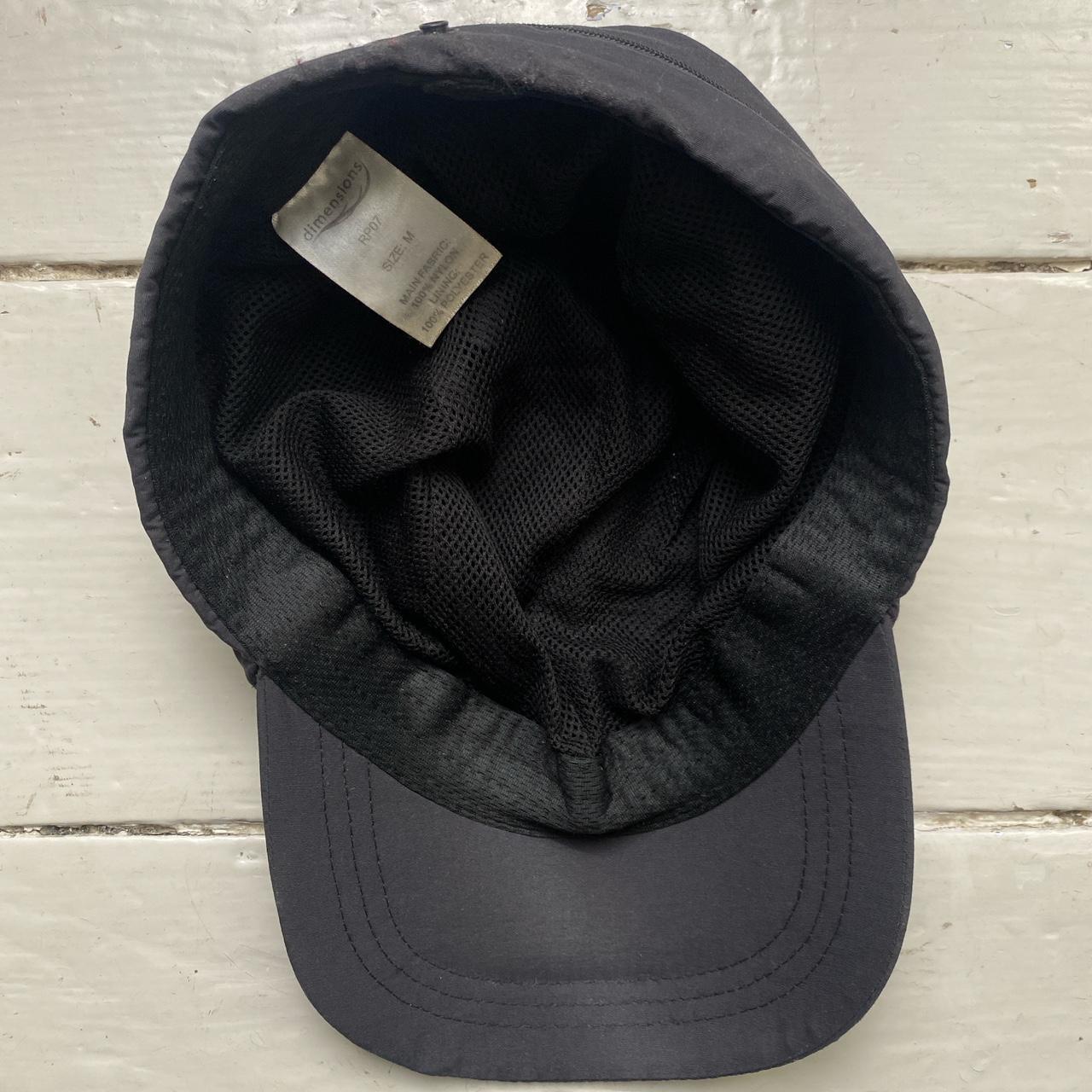 Royal Mail Black Cap with Sun Protector