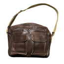 Marlboro Classics Brown Leather Messenger Bag