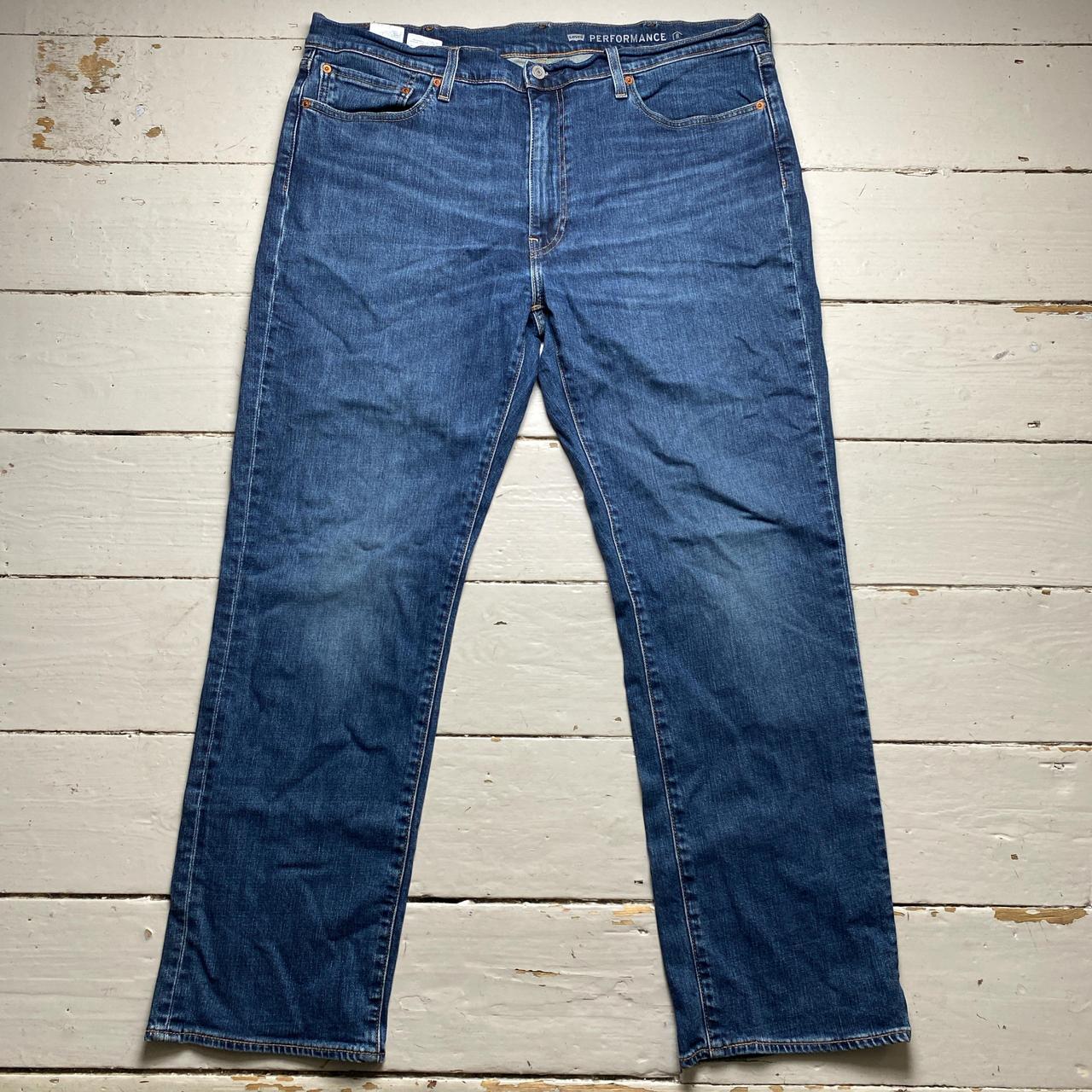 Levis 514 Navy Blue Baggy Jeans