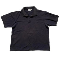 YSL Yves Saint Laurent Vintage Black Polo Shirt (L)