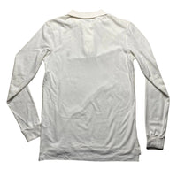 Polo Ralph Lauren White an Blue Long Sleeve Polo Shirt (L)