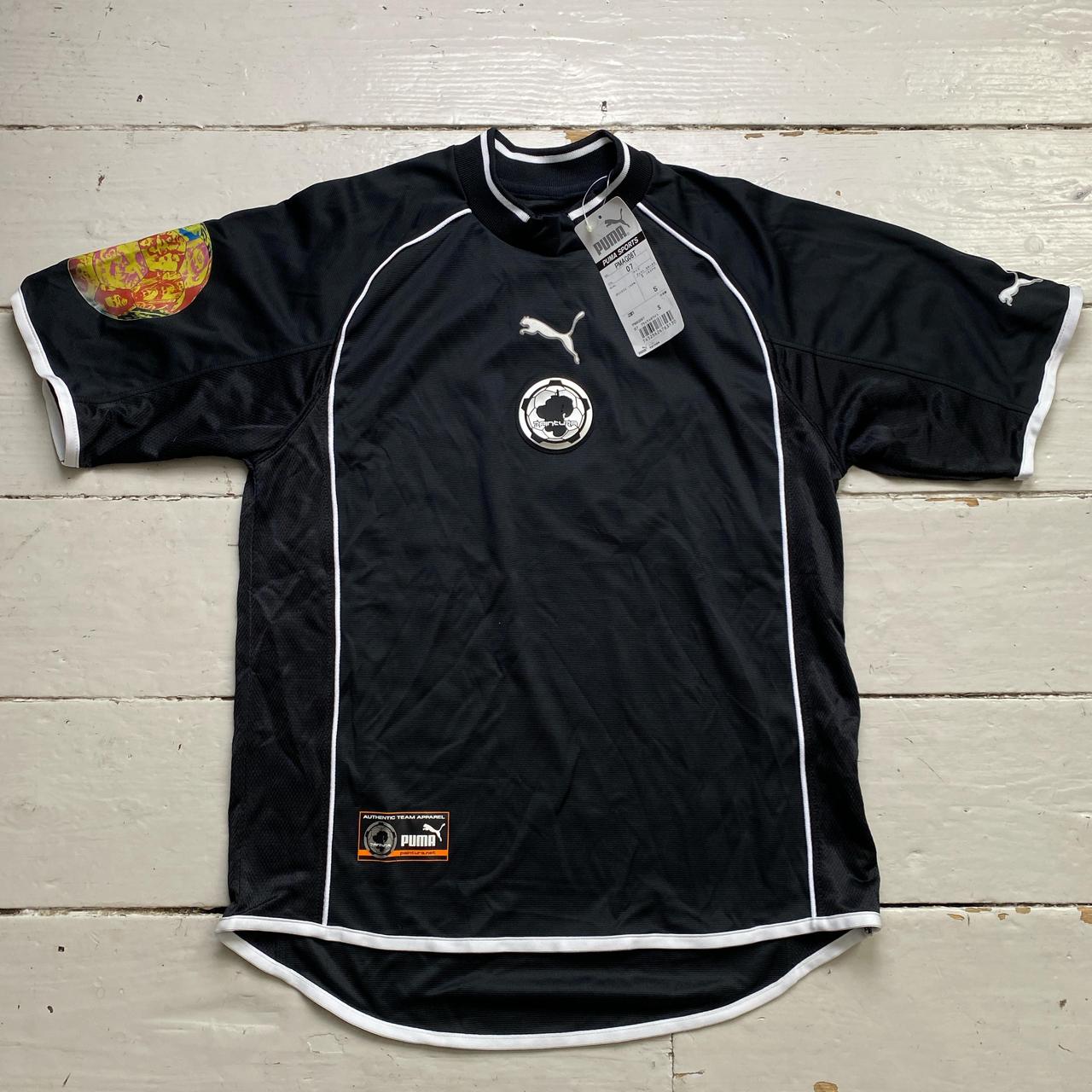 Puma Paintura Black and White Football Jersey