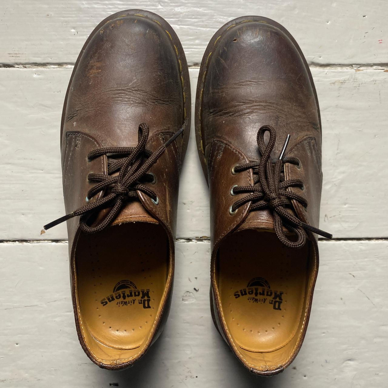 Dr Martens Brown Low Leather Boots