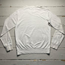 Stone Island Marina Vintage Cream White Long Sleeve Thin Jumper (XL)