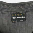 The Kooples Grey Long Sleeve Distressed Shirt