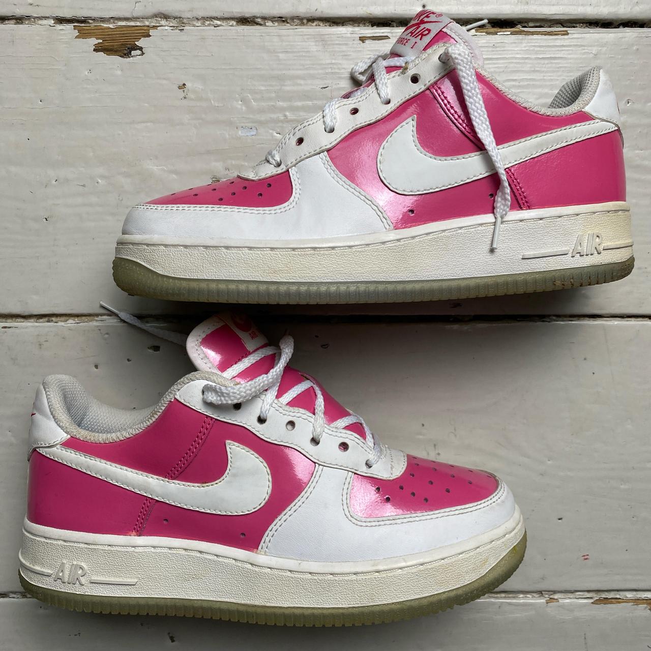 Nike Air Force 1 Valentines 2008 Pink Patent and White