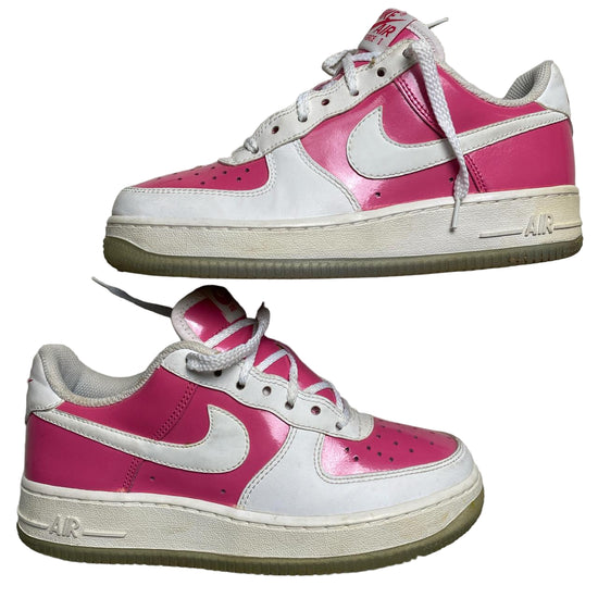 Nike Air Force 1 Valentines 2008 Pink Patent and White (UK 3.5)