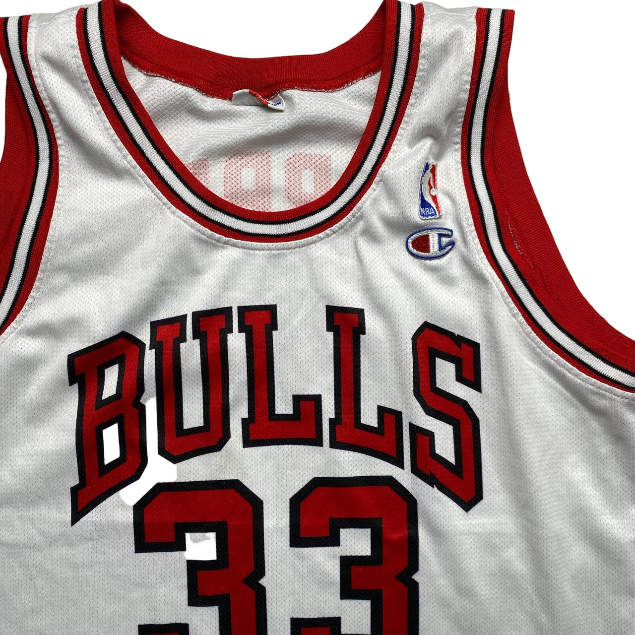 Chicago Bulls Champion Vintage Pippen 33 Basketball Jersey (L)