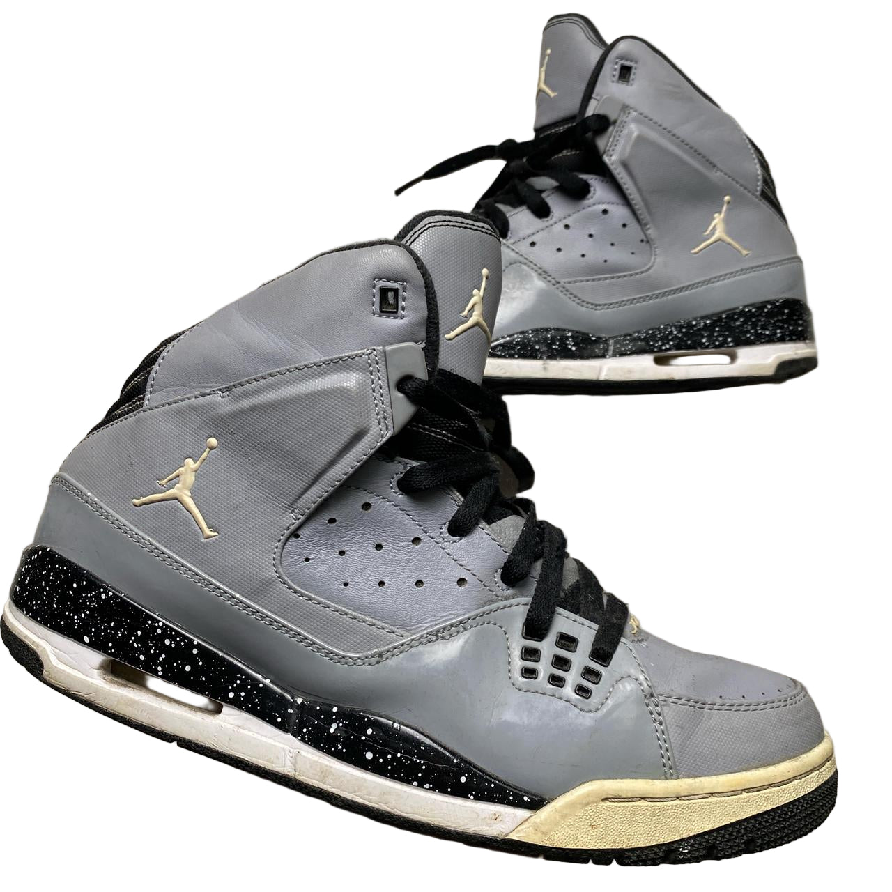 Jordan Flight Grey and Black (UK 10)