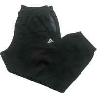 Adidas Black and White Baggy Joggers (XL)