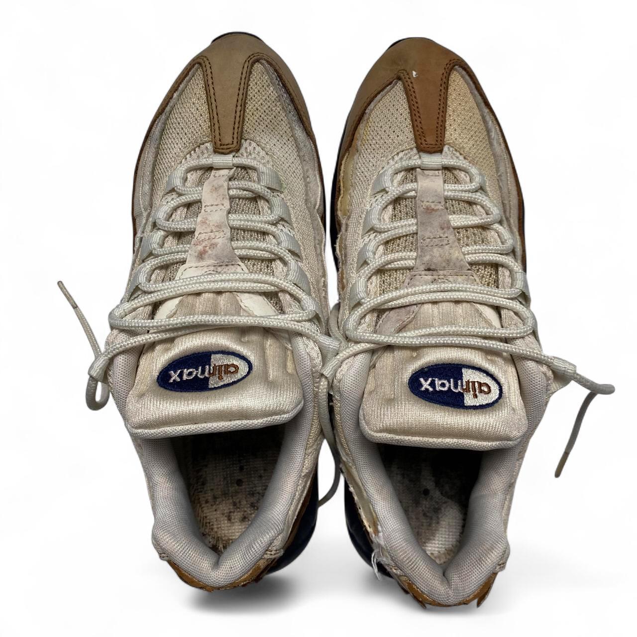 Nike Air Max 95 Brown Cream and Navy Trainers (UK 9)