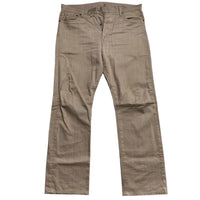 Levis 501 Beige Khaki Jean Trousers (36W)