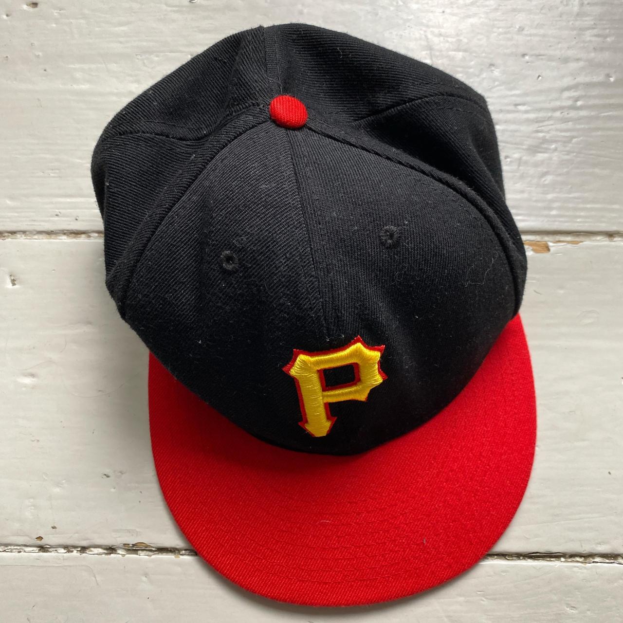 Pirates Black Yellow and Red Snapback Cap