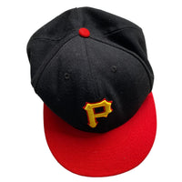 Pirates Black Yellow and Red Snapback Cap