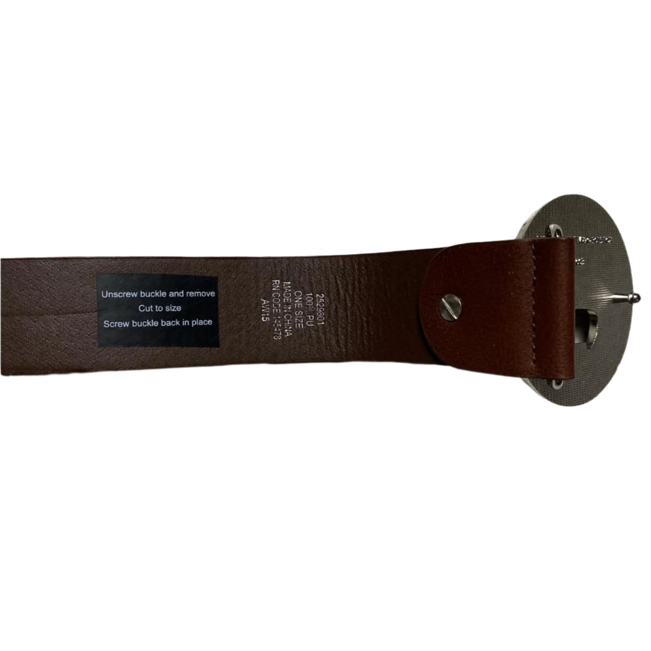 Moes Tavern The Simpsons Bottle Opener Buckle and Leather Belt